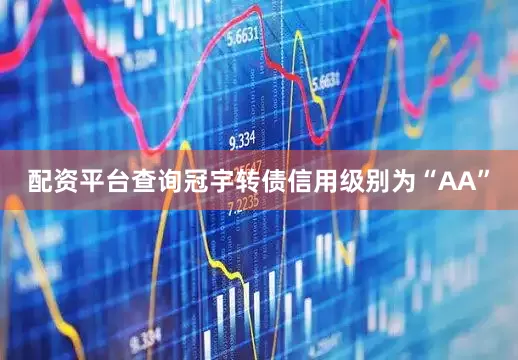 配资平台查询冠宇转债信用级别为“AA”